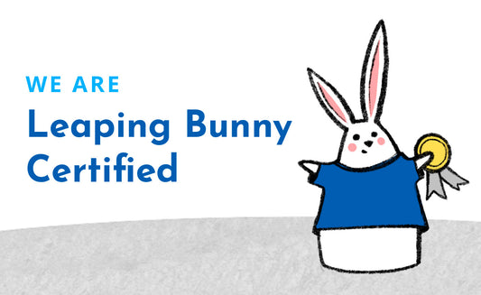 Leaping Bunny Announcement Graphic