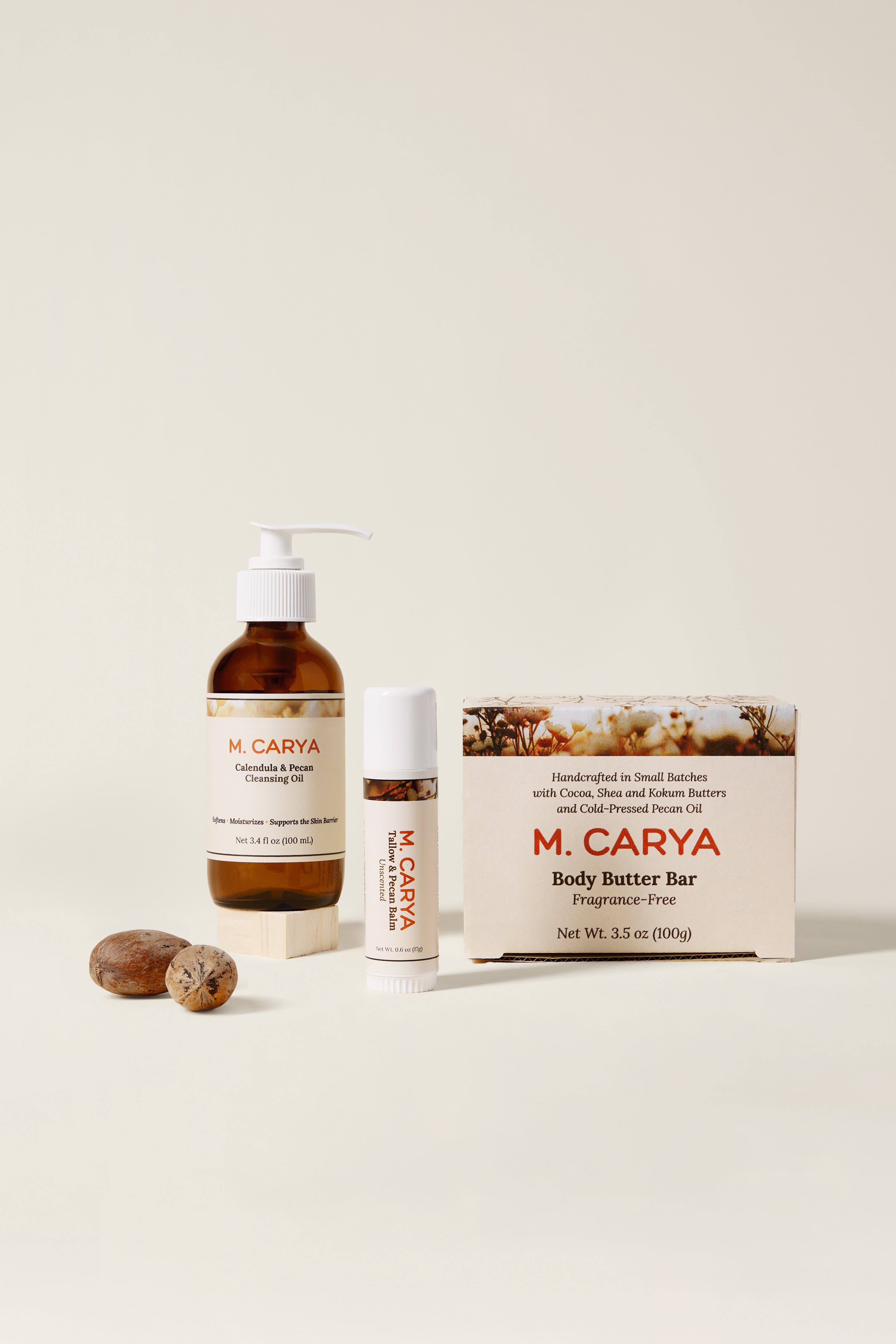 Gentle Calendula & Pecan Facial Cleansing Oil for Mature Skin – M